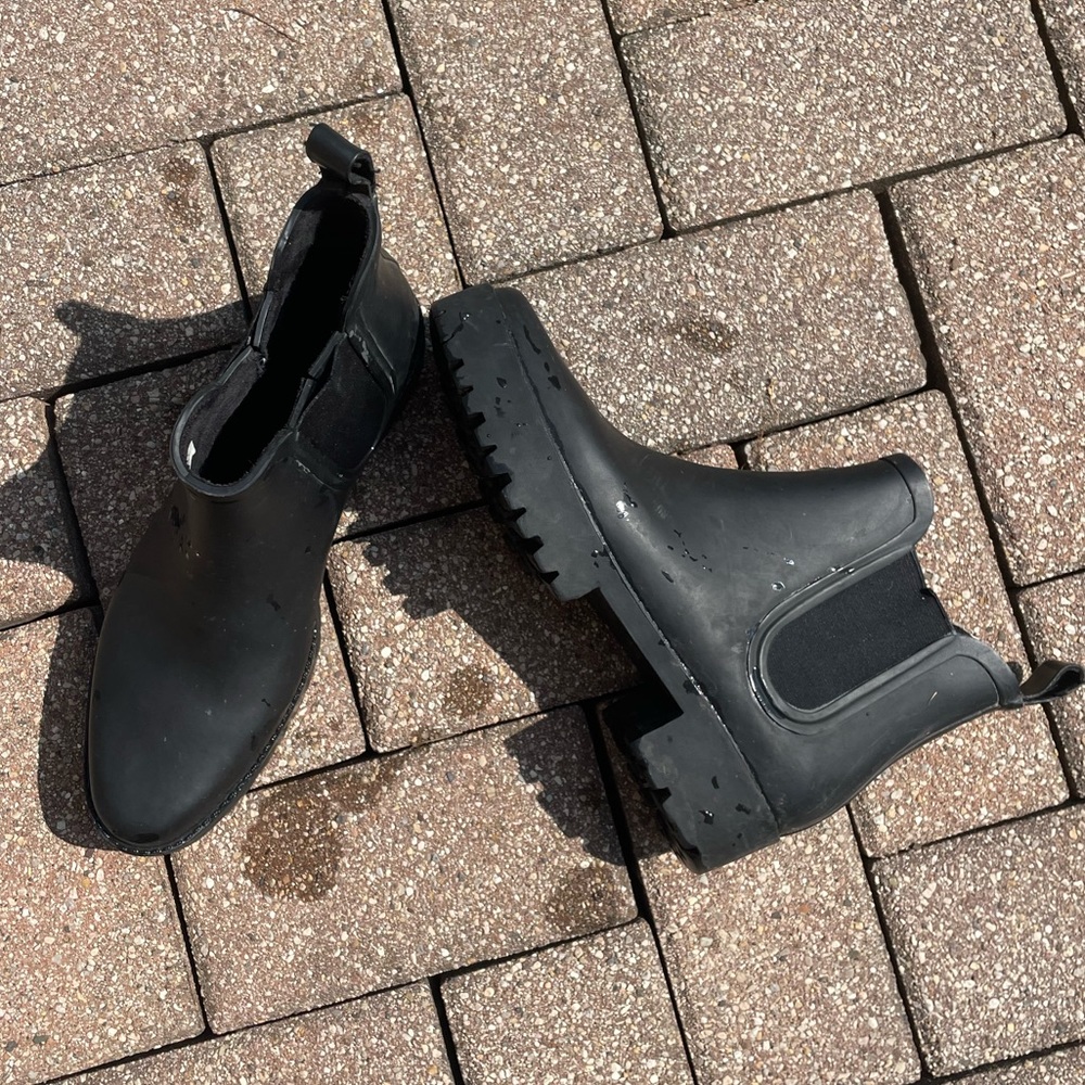 Loeffler Randall Rubber Ankle Rain Boots